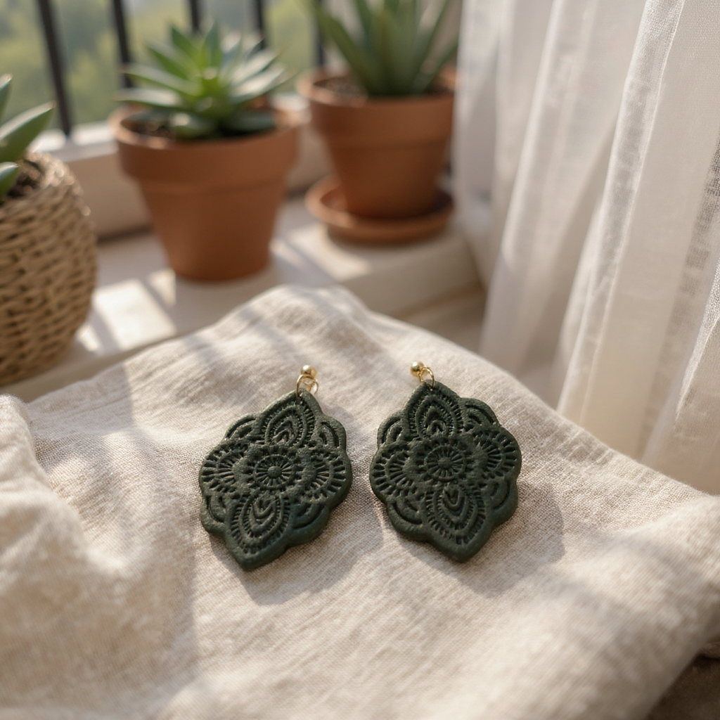 The Alhambra Drop Earrings – Grove · Autumn Collection