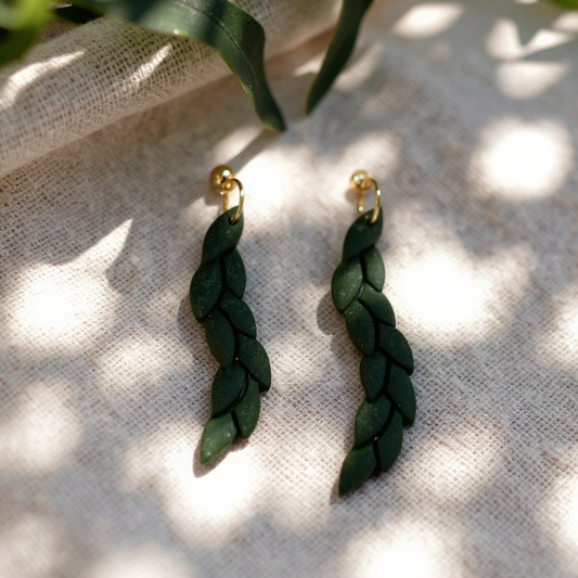 The Leaf Branch Drop Earrings – Grove · Garden Collection