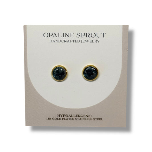 The Dot Studs – Citrine · Winter Collection · Medium