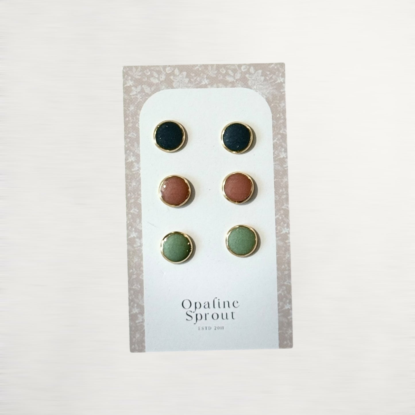 The Dot Studs – Special Edition | 18K Gold-Plated Hypoallergenic Resin Studs