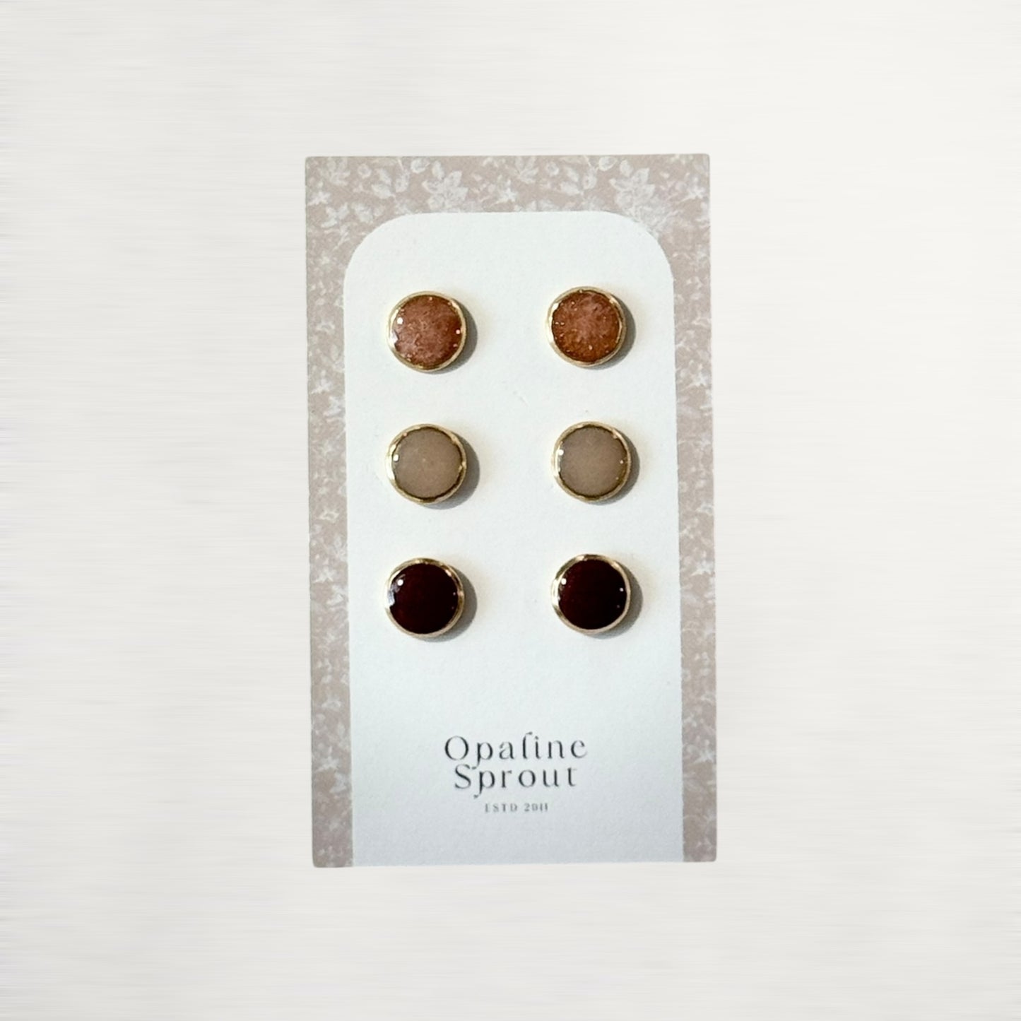The Dot Studs – Special Edition | 18K Gold-Plated Hypoallergenic Resin Studs