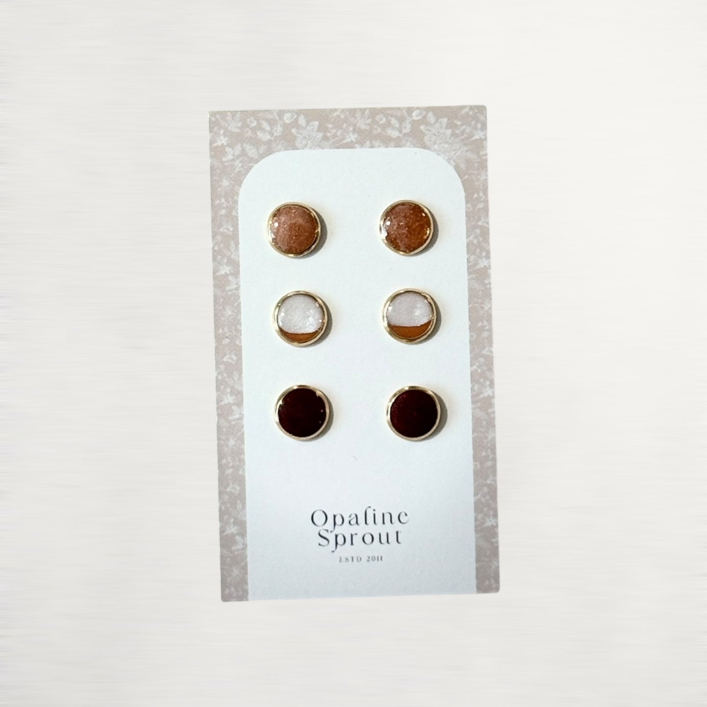 The Dot Studs – Special Edition | 18K Gold-Plated Hypoallergenic Resin Studs