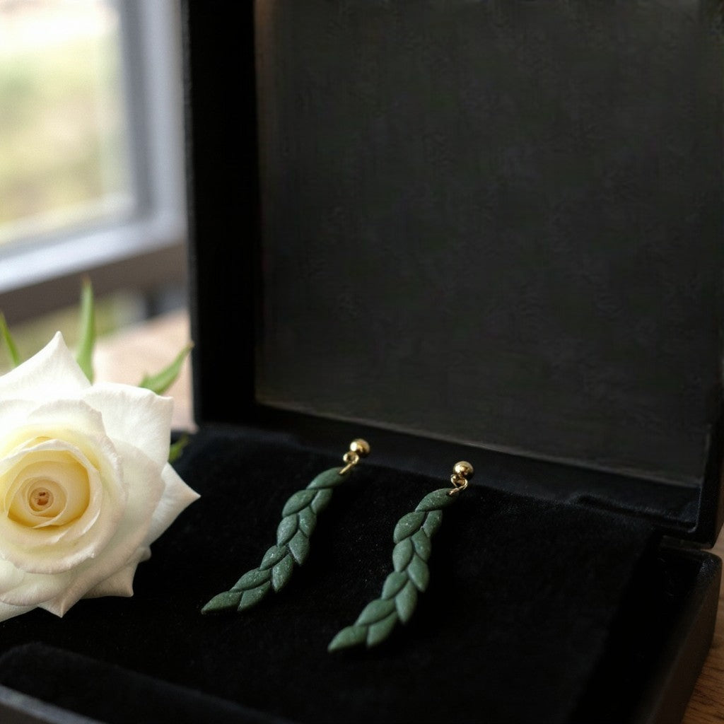 The Leaf Branch Drop Earrings – Grove · Autumn Collection