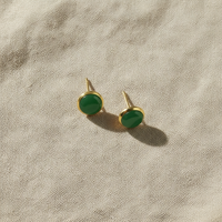 Dot Studs · Sage Green · Medium