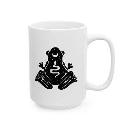 Mystical Frog Ceramic Mug, 11oz or 15oz