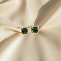 Dot Studs · Citrine · Medium