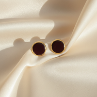 Dot Studs · Cherry Cordial · Medium