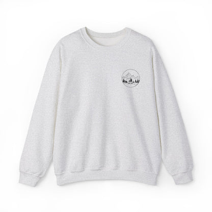 Mountain Majesty Embroidered Crewneck Sweatshirt - Unisex