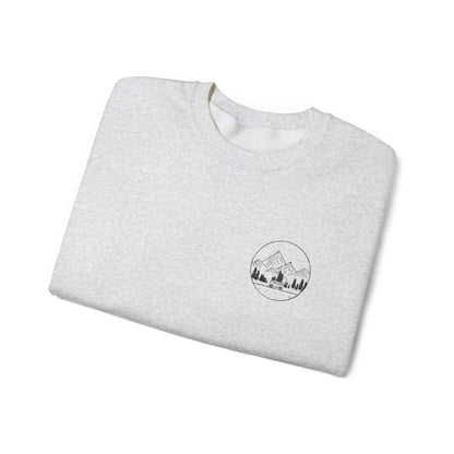 Mountain Majesty Embroidered Crewneck Sweatshirt - Unisex