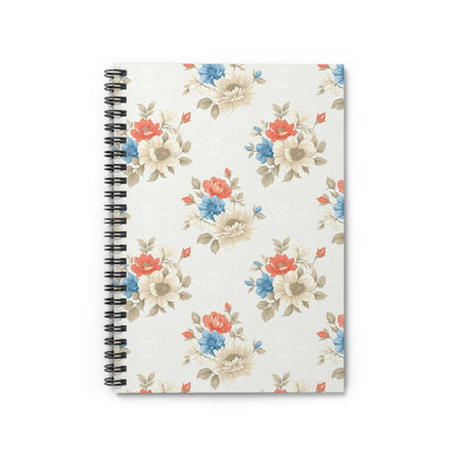 Dainty Chintz Journal - 6x8 Spiral Notebook