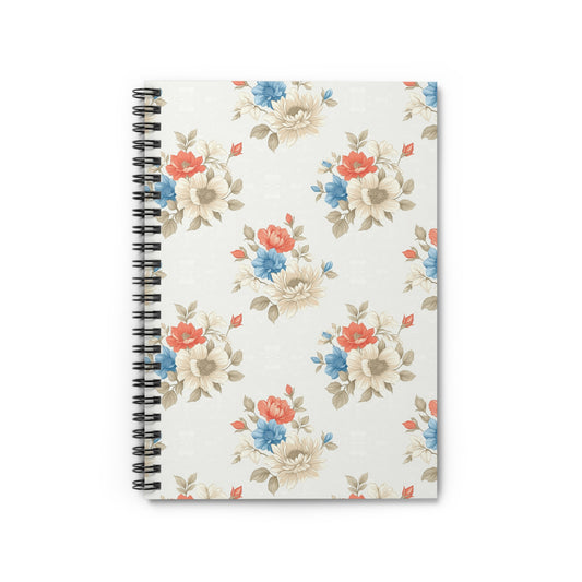 Dainty Chintz Journal - 6x8 Spiral Notebook