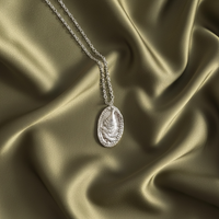Fern Pendant · Fine Silver