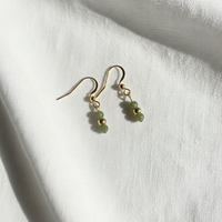 Bead Drop Earrings · Jade