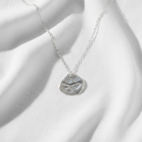 Swallow Pendant · Fine Silver Bird Charm
