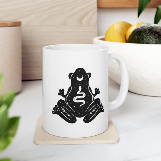 Mystical Frog Ceramic Mug, 11oz or 15oz