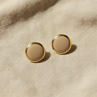 Dot Studs · Tan · Medium