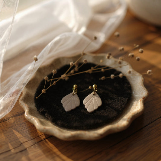 The Aura Drop Earrings – Hayride – Autumn Collection · Pumpkin Patch | Hypoallergenic 18K Gold-Plated – Handmade Jewelry