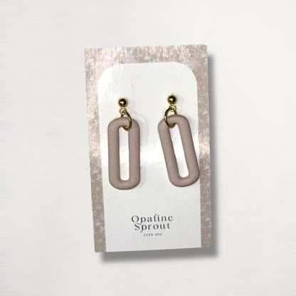 The Link Drop Earrings – Prosecco – Winter Collection · Midnight Toast | Hypoallergenic 18K Gold-Plated – Handmade Jewelry