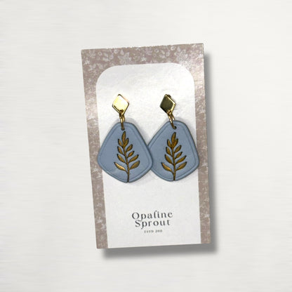 Drop Dangle Earrings · Hypoallergenic 18K Gold Plated Stainless Steel · Clay Earrings