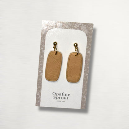 The Tablet Drop Earrings – Golden Hour · Autumn Collection