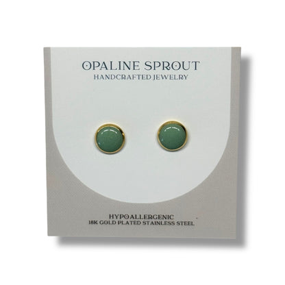 The Dot Studs – Sea Glass · Water Collection · Medium
