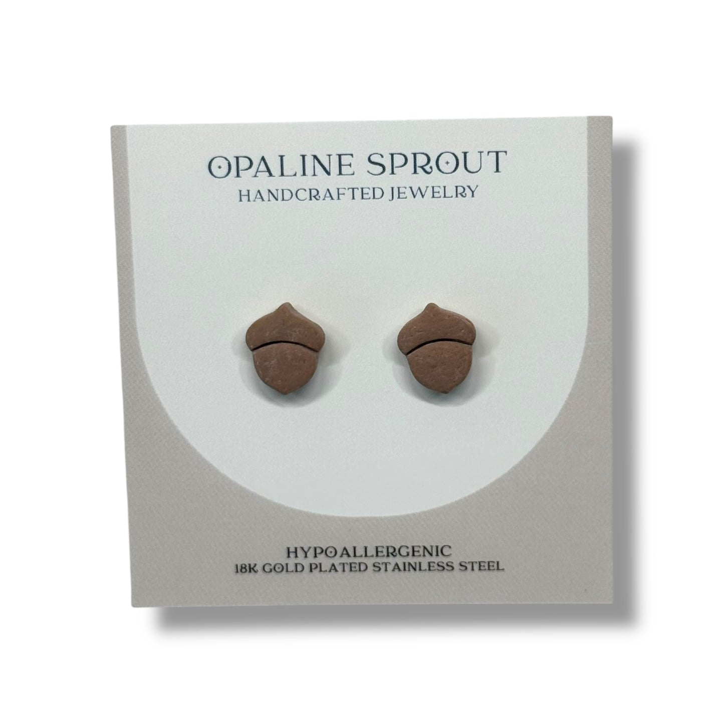 The October Studs – Spiced Latte · Acorn