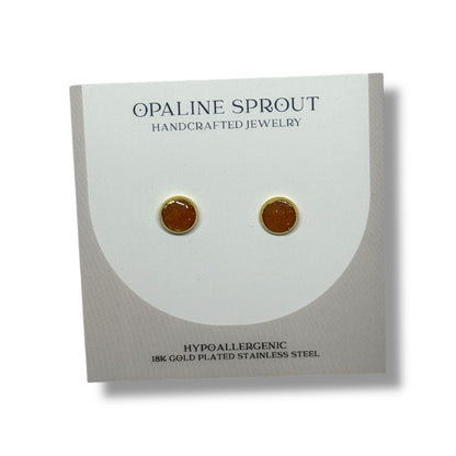 The Dot Studs – Golden Hour · Autumn Collection · Small