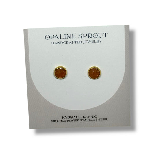 The Dot Studs – Golden Hour · Autumn Collection · Small