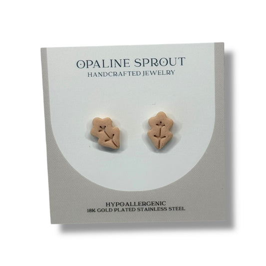 The October Studs – Sandstone · Leaf