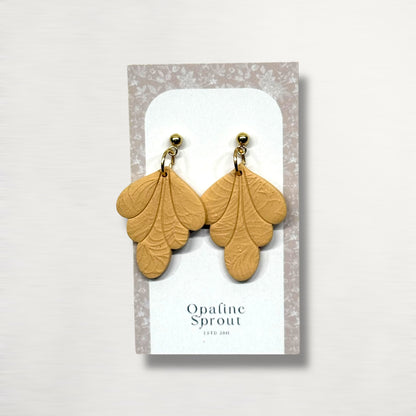 The Scallop Drop Earrings – Golden Hour · Autumn Collection
