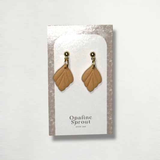The Aura Drop Earrings – Golden Hour – Autumn Collection · Pumpkin Patch | Hypoallergenic 18K Gold-Plated – Handmade Jewelry