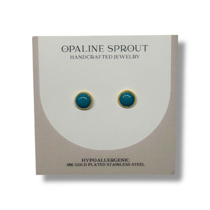 The Dot Studs – Aqua · Water Collection · Small