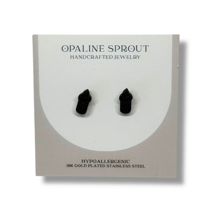 The October Studs – Black Flame Candle