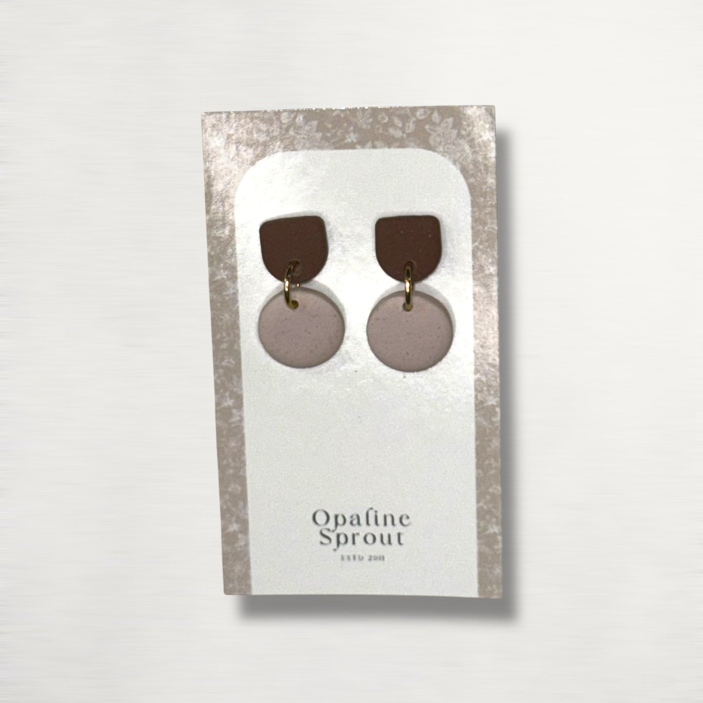 The Tandem Drop Earrings – Prosecco – Winter Collection · Midnight Toast | Hypoallergenic 18K Gold-Plated – Handmade Jewelry