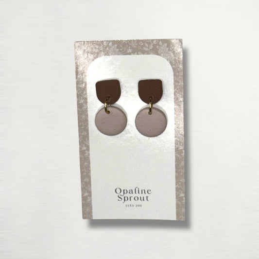 The Tandem Drop Earrings – Prosecco – Winter Collection · Midnight Toast | Hypoallergenic 18K Gold-Plated – Handmade Jewelry