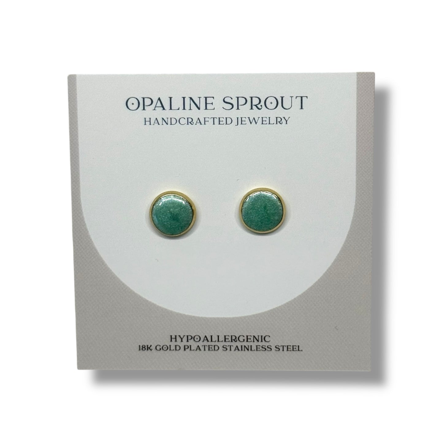 The Dot Studs – Sea Glass II · Water Collection · Medium