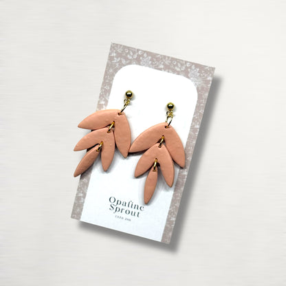 The Falling Leaf Earrings – Soft Blush I · Autumn Collection