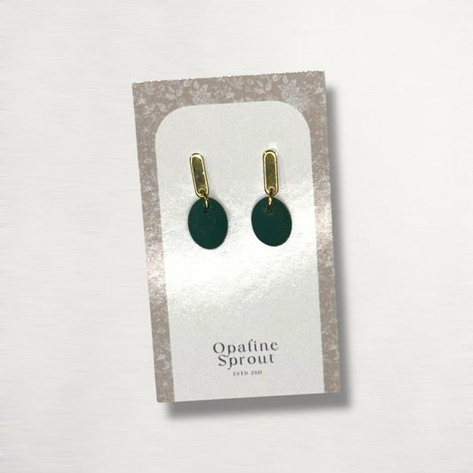 Drop Dangle Earrings · Hypoallergenic 18K Gold Plated Stainless Steel · Clay Earrings