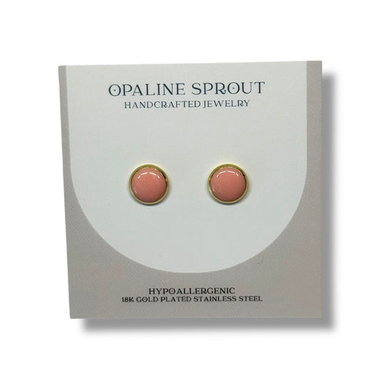 The Dot Studs – Cactus Bloom · Garden Collection · Medium