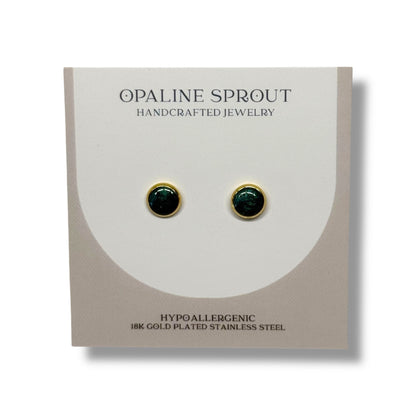 The Dot Studs – Citrine · Winter Collection · Small
