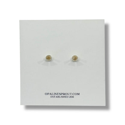 The Dot Studs – Pumpkin · Autumn Collection · Small