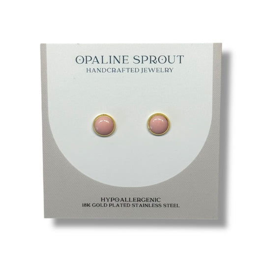 The Dot Studs – Prosecco · Garden Collection · Small