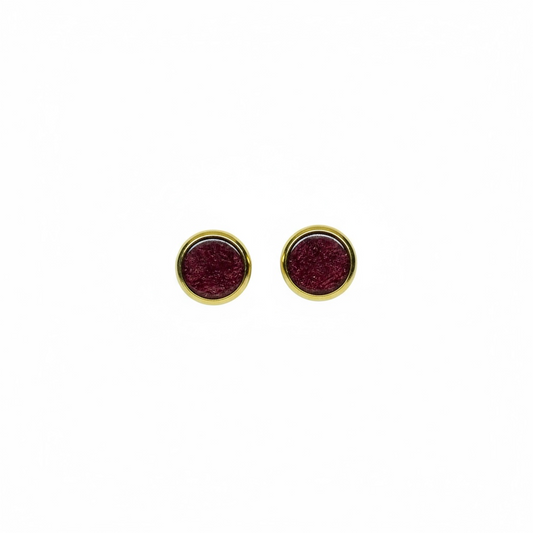 The Dot Studs – Pink Jewel · Garden Collection · Medium