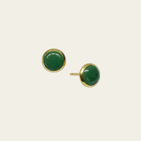 Dot Studs · Sage Green · Medium