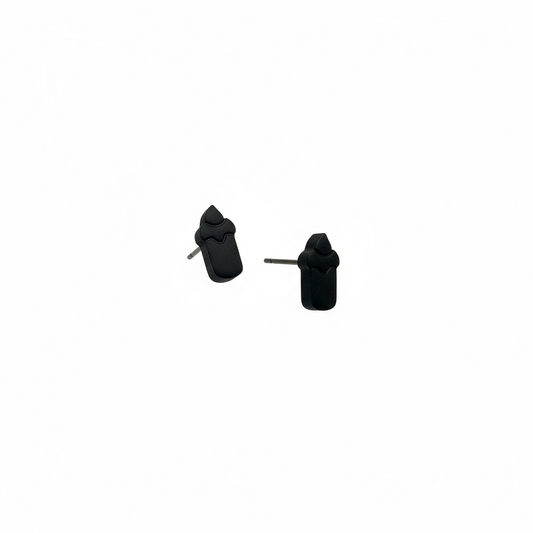 The October Studs – Black Flame Candle