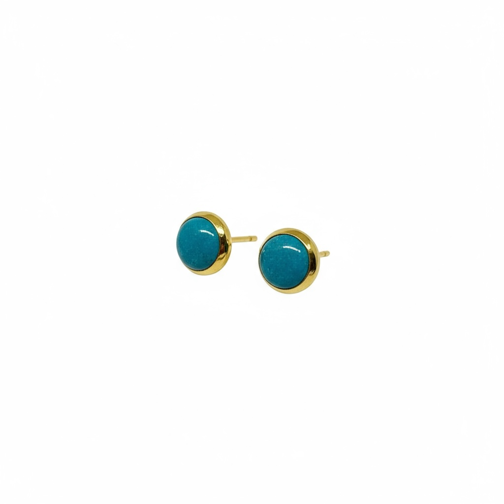 The Dot Studs – Aqua · Water Collection · Medium