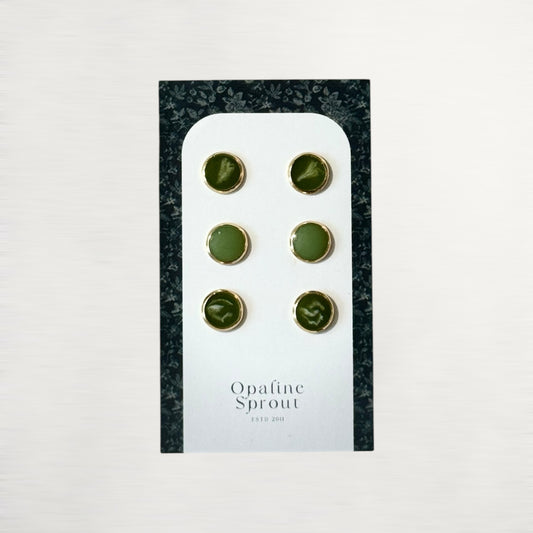 The Dot Studs – Special Edition | 18K Gold-Plated Hypoallergenic Resin Studs