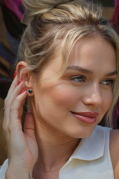 The Dot Studs – Citrine · Winter Collection · Small