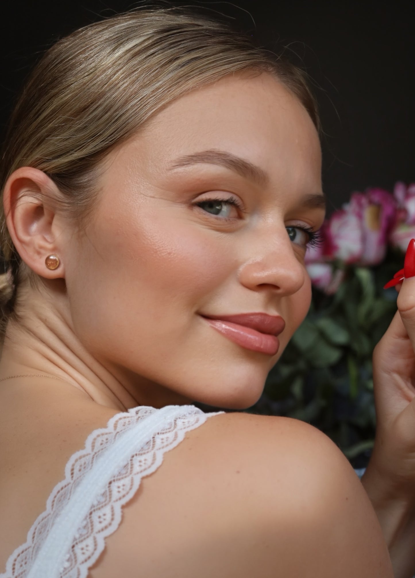 The Dot Studs – Golden Hour · Autumn Collection · Medium