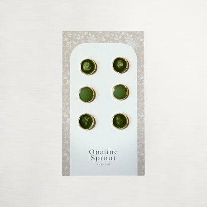 The Dot Studs – Special Edition | 18K Gold-Plated Hypoallergenic Resin Studs